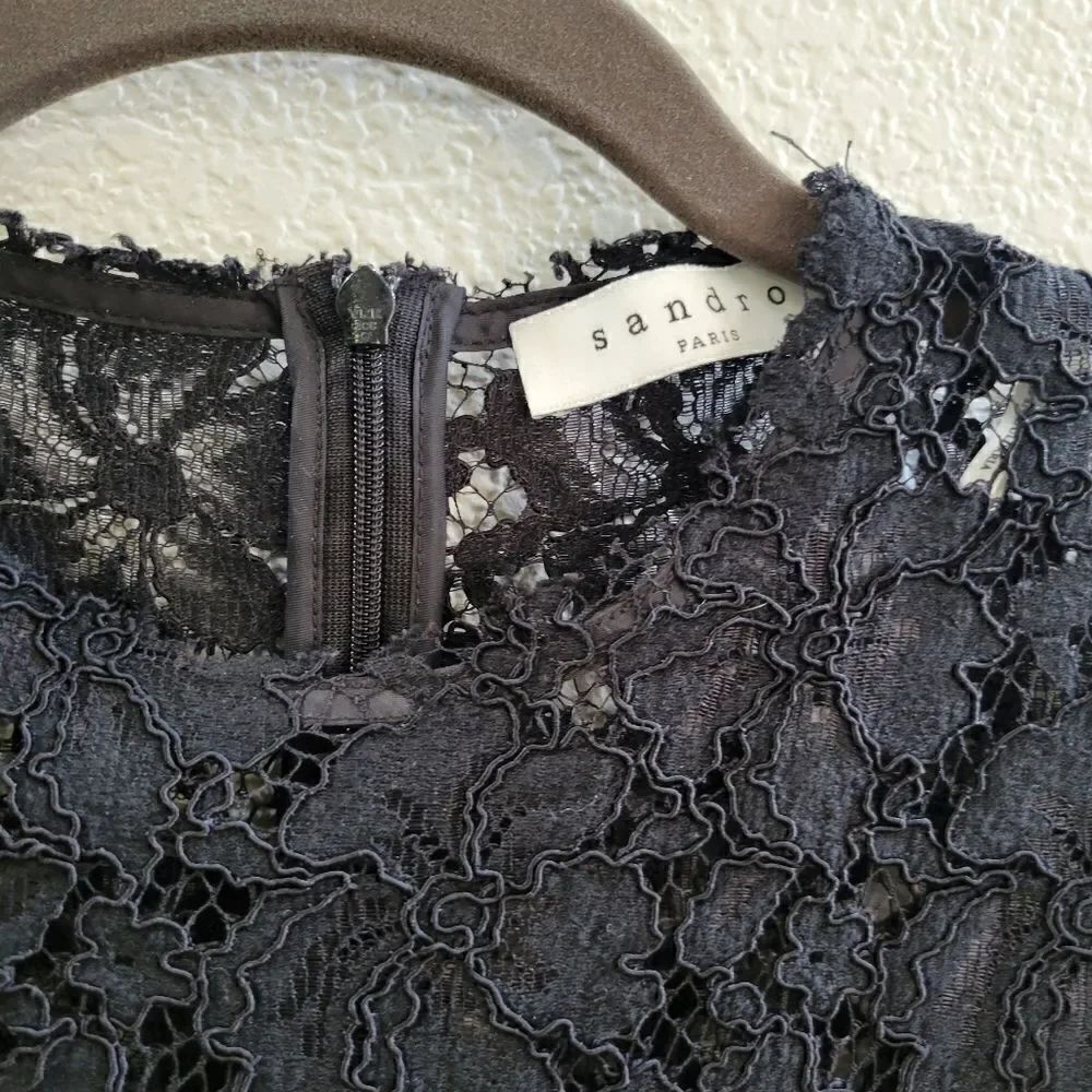 SANDRO lace top size 1 S - Picture 3 of 13